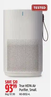 Canadian Tire Noma True HEPA Air Purifier, Small offer