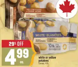 Marché Adonis White or yellow potatoes offer