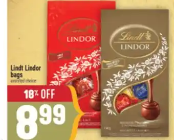 Marché Adonis Lindt Lindor bags offer
