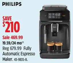 Canadian Tire Fully Automatic Espresso Maker offer