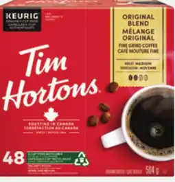 Canadian Tire Selected Tim Hortons K-Cup Coffee Pods offer