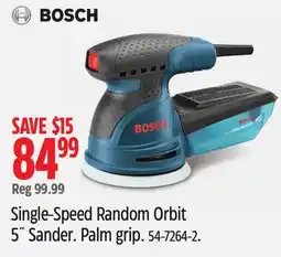 Canadian Tire Bosch Single-Speed Random Orbit 5˝ Sander offer