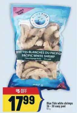 Marché Adonis Blue Tide white shrimps 26 - 30 easy peel offer