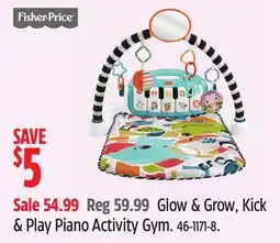 Canadian Tire Fisher-Price Glow & Grow, Kick & Play Piano Activity Gym offer