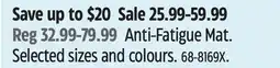 Canadian Tire For Living Anti-Fatigue Mat offer
