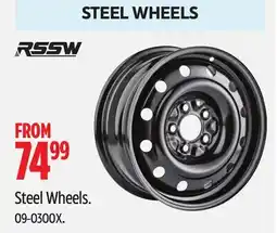 Canadian Tire RSSW Steel Wheels offer