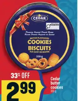 Marché Adonis Cedar butter cookies offer
