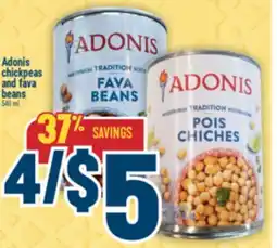 Marché Adonis Adonis chickpeas and fava beans offer