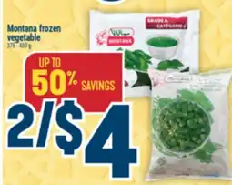 Marché Adonis Montana frozen vegetable offer