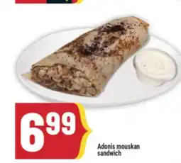 Marché Adonis Adonis mouskan sandwich offer