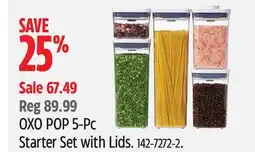 Canadian Tire Starter Set with Lids offer