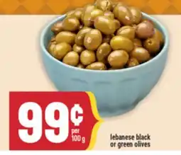 Marché Adonis Lebanese black or green olives offer