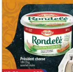 Marché Adonis Président cheese offer