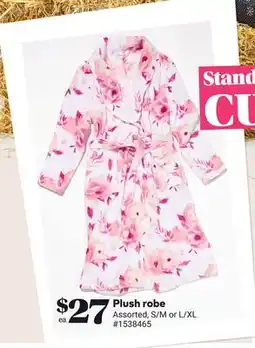 Giant Tiger Plush robe offer