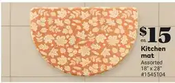 Giant Tiger Kitchen mat offer