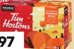 Giant Tiger Tim Hortons coffee pods offer