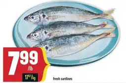 Marché Adonis Fresh sardines offer