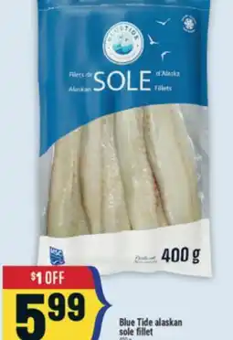 Marché Adonis BLUE TIDE ALASKAN SOLE FILLET offer
