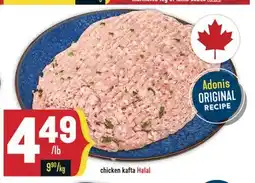 Marché Adonis Chicken kafta Halal offer
