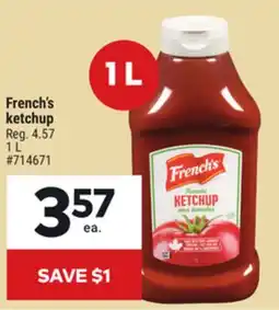 Giant Tiger French's ketchup offer
