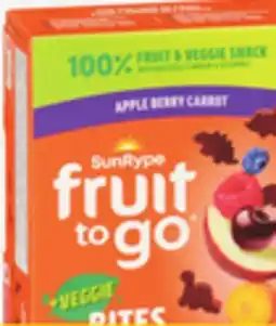 Giant Tiger Fruit to Go snacks offer