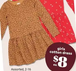 Giant Tiger girls cotton dress offer