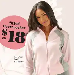 Giant Tiger fitted fleece jacket offer