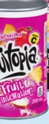 Giant Tiger Fruitopia frozen drink offer
