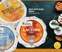 Marché Adonis Alexis de Portneuf cheese offer