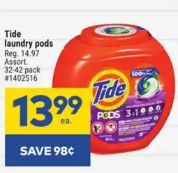 Giant Tiger Tide laundry pods offer