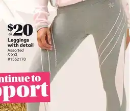 Giant Tiger Leggings with detail offer