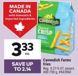 Giant Tiger Cavendish Farms fries offer