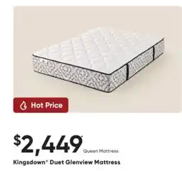 Sleep Country Kingsdown Duet Glenview Mattress offer