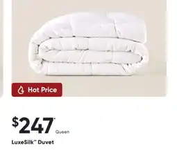 Sleep Country LuxeSilk Duvet offer