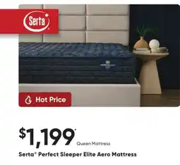 Sleep Country Serta Perfect Sleeper Elite Aero Mattress offer