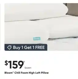 Sleep Country Bloom Chill Foam High Loft Pillow offer