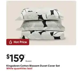 Sleep Country Kingsdown Cotton Blossom Duvet Cover Set offer
