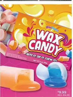 Showcase WAX CANDY BITE IT. SIP IT, CHEW IT! NET WT offer