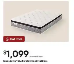 Sleep Country Kingsdown Studio Clairmont Mattress offer