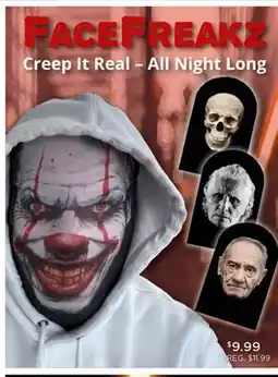 Showcase FACEFREAKZ Creep It Real-All Night Long offer