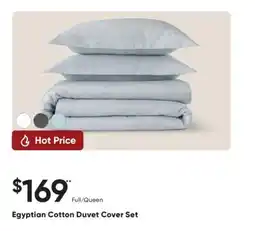 Sleep Country Egyptian Cotton Duvet Cover Set offer