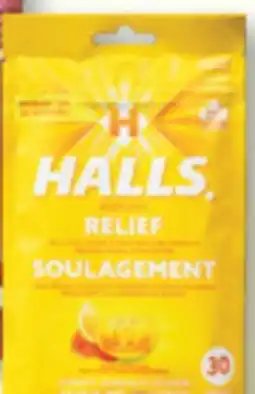 Familiprix HALLS Pastilles/Lozenges, 25ou/or 30unités/units offer