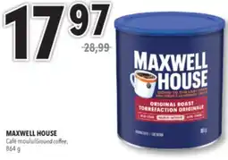 Familiprix Maxwell House ground coffee original roast medium 864g offer