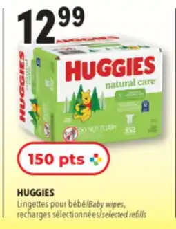 Familiprix Huggies Natural Care sensitive skin & fragrance free baby wipes 2x176un offer