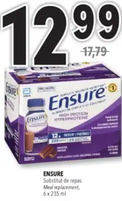 Familiprix ENSURE, Meal replacement, 6x 235ml offer