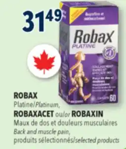 Familiprix Robax Platinum back & muscle pain ibuprofen and methocarbamol caplets 60un offer