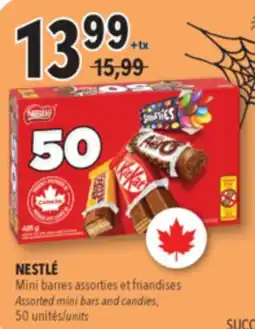 Familiprix NESTLÉ Assorted mini bars and candies, 50 units offer