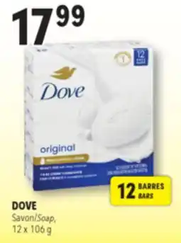 Familiprix DOVE, Soap, 12 x 106 g offer