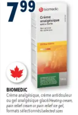 Familiprix Biomedic heating cream extra strength 100g offer