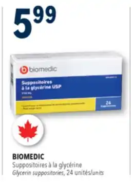 Familiprix BIOMEDIC, Glycerin suppositories, 24 units offer